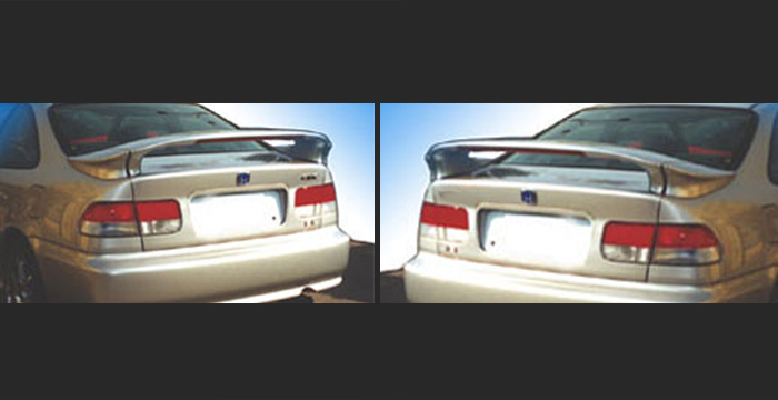 Custom Honda Civic Trunk Wing  Coupe (1992 - 1995) - $353.00 (Manufacturer Sarona, Part #HD-035-TW)